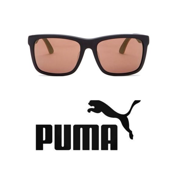 Puma Suede Square Sunglasses New - Picture 1 of 8